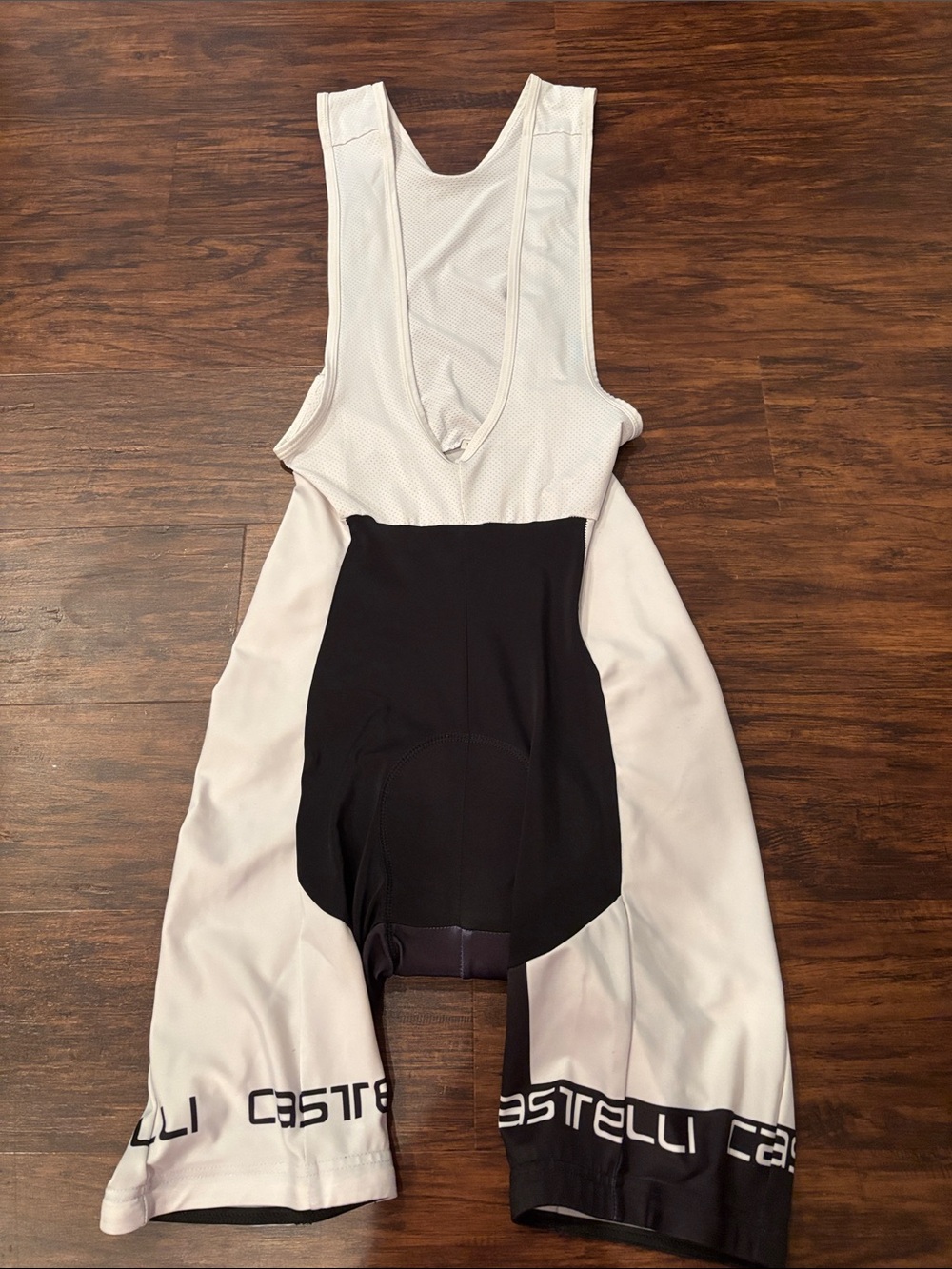 Castelli Men’s White & Black Cycling Bib Shorts